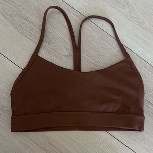 Lululemon Flow Y Brown Sports Bra